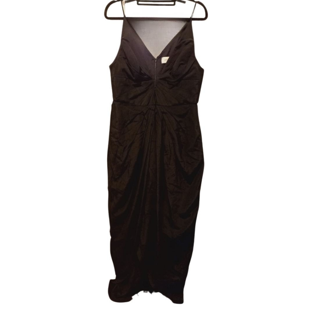 Zimmermann Silk V Tuck Maxi Dress in Black Size 3 equiv size 12 - Picture 8 of 8